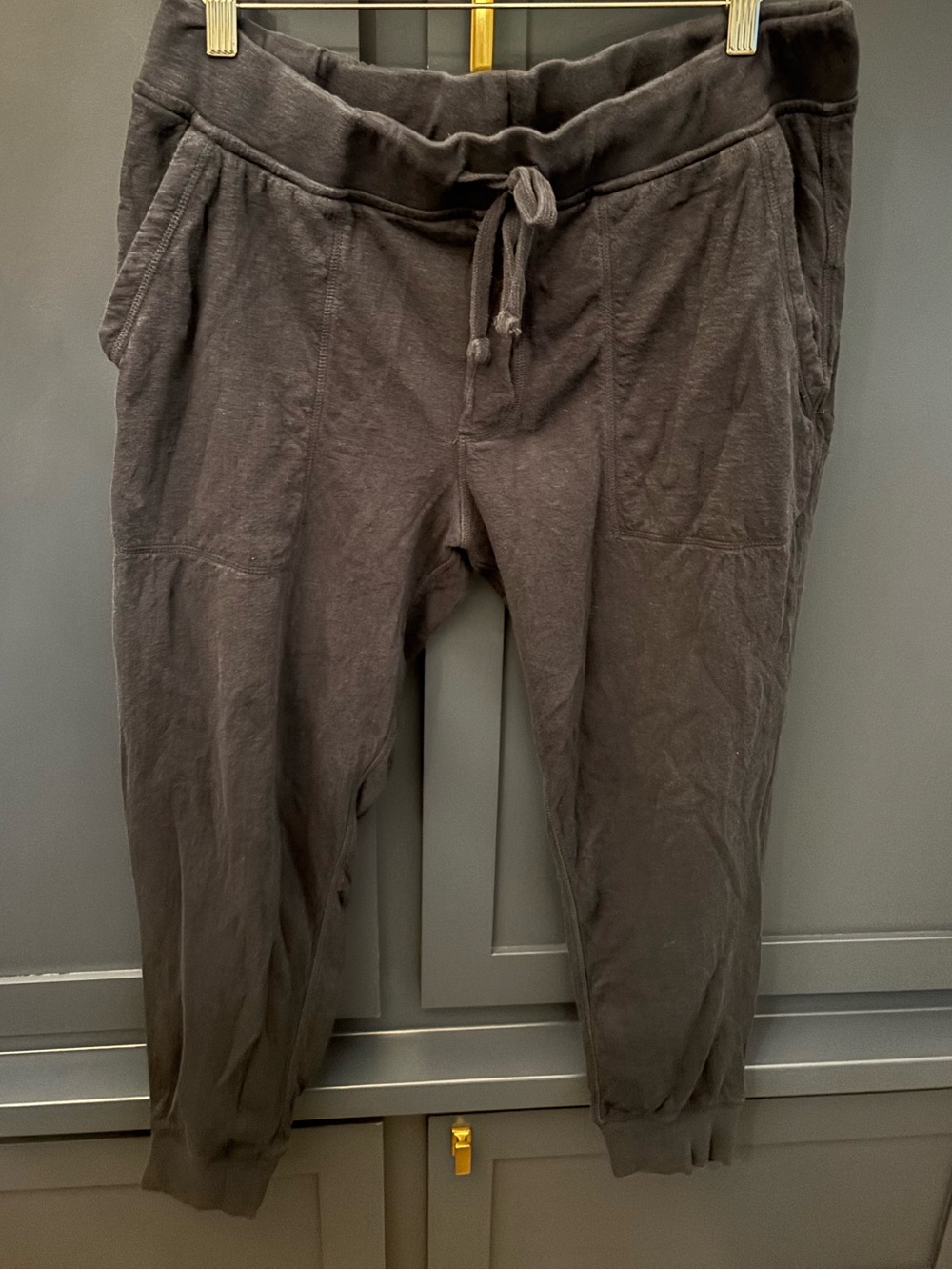 Men's navy  Drawstring Jogger Pants